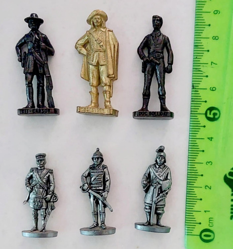 Figuras Miniatura Metalicas De Soldados Y Guerreros C33 (Usado)