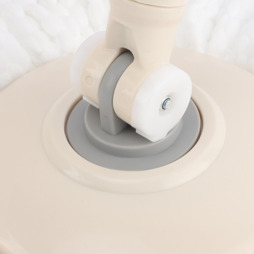Balde Mopa Centrifugo Lampazo Escurridor Trapeador Piso Beige