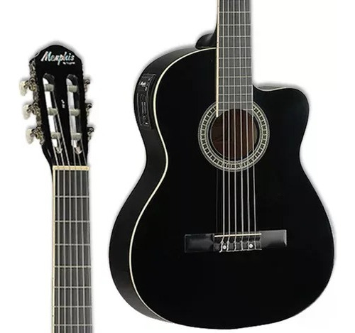 Violão Elétrico Tagima Memphis Ac-60 Bk C/afinador Oferta