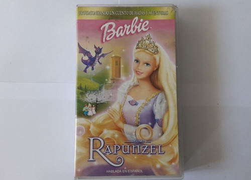 Barbie Como Rapunzel Pelicula Vhs Original (de Segunda)