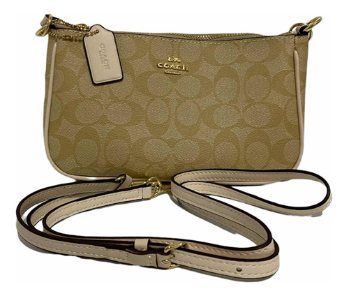 Bolso Crossbody Coach Nolita Signature Canvas Caqui Original