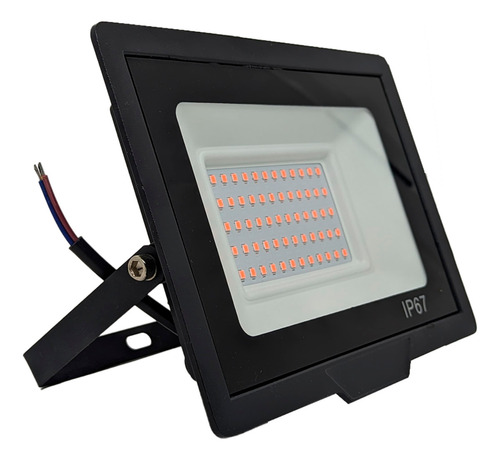Refletor Holofote 300w Luz Vermelho Resistente A Agua 127/220V Ip66 127/220V Uso Externo Vermelha