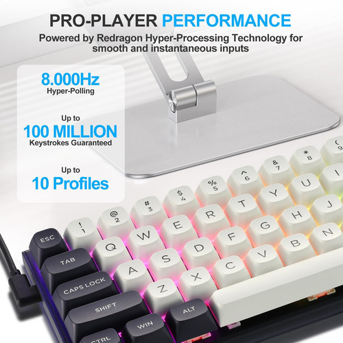 Redragon K701 Rapid Trigger Mechanical Gaming Keyboard, 60%