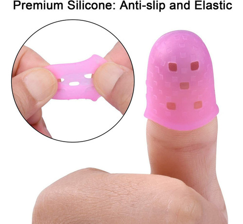 . Rt 16pcs Dedal Silicona Para Contar Dinero Protector