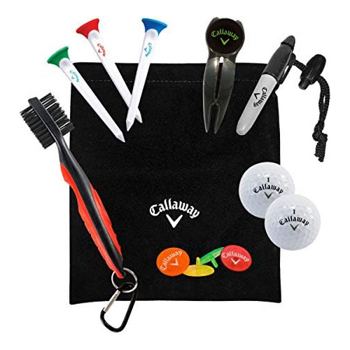 Juego De Regalo De Accesorios De Golf Campo Cepillo Pal...