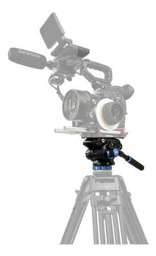 Imagen 3 de 10 de Cabezal Video Profesional Benro S6 Control Fluido Paneo Tilt