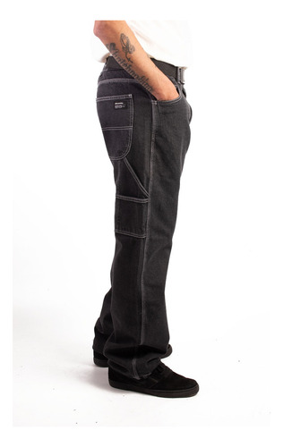 Imagen 2 de 5 de Pantalón Woodoo German's Carpintero - Negro