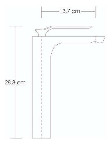 Grifo Mezclador Para Lavabo Funcion Agua Fria Y Caliente Color AT4206HCW