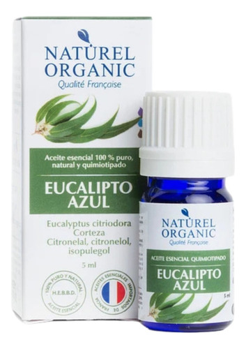 Aceite Esencial De Eucalipto Azul Naturel Organic Difusor