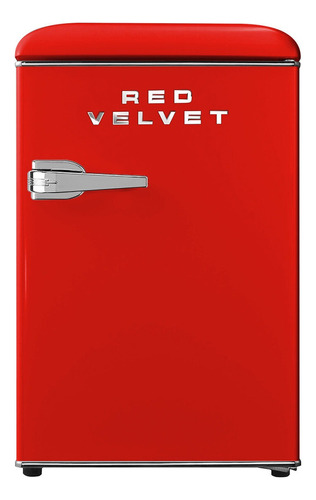 Frigobar Retro 55 L Termostato Ajustable Red Velvet Color Rojo
