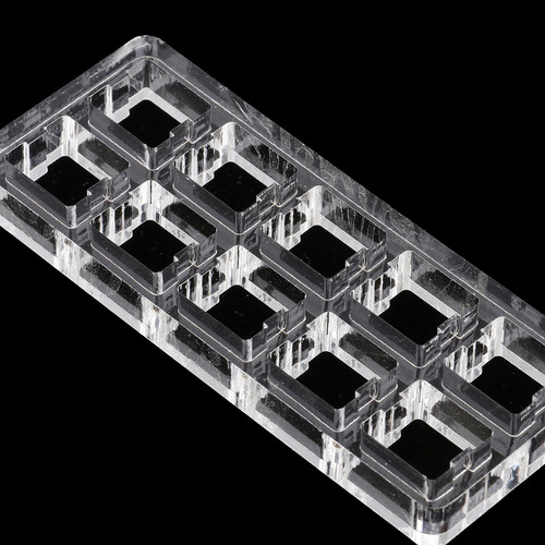 2 Placa De Acrílico Base Del Probador De Tablero 2x5