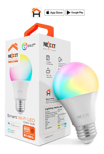 Foco Wifi Led Inteligente Smart Color Nexxt