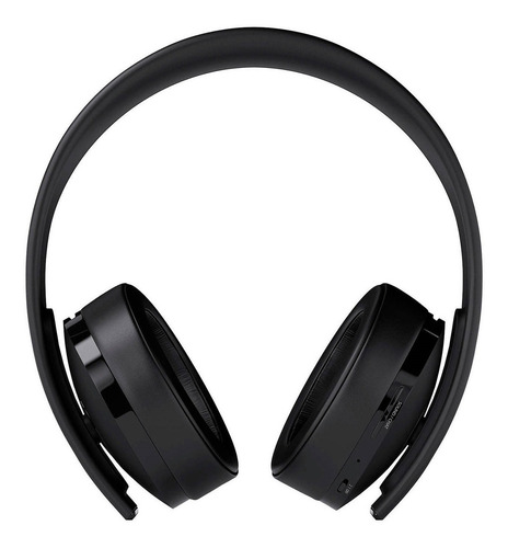 Fone Headset Sem Fio Wireless Serie Ouro Preto Para Ps4 Sony