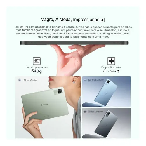 Tablet Blackview Tab 60 Pro 10,1 4g Android15 24gb+ 128gb