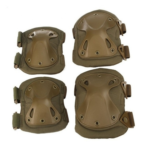 Set Rodilleras Y Coderas X-tak Tactico Militar Airsoft