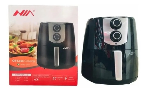 Freidora Sin Aceite 4 Litros Nia Pantalla Digital Air Fryer