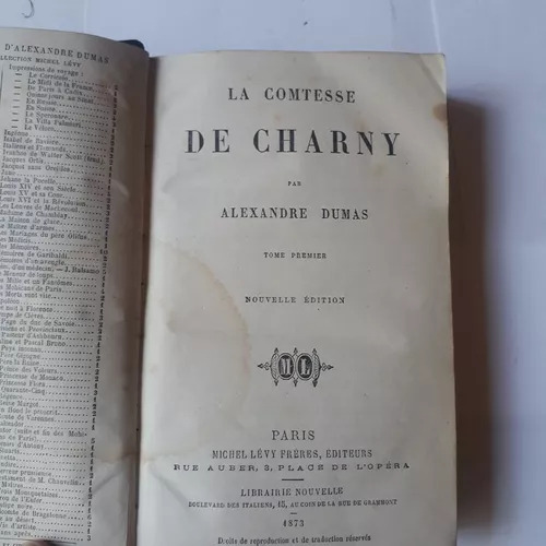 Le Comtesse De Charny Alejandro Dumas