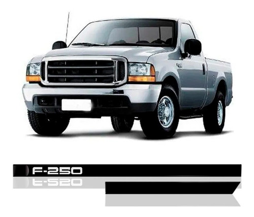 Jogo Friso Lateral F250 ( Todas )