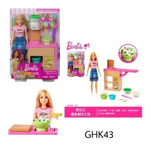 Boneca Mattel Barbie Profissões Chef de Macarrão GHK43, Bonecas