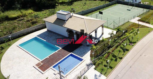 Imagem 4 de 10 de Terreno Em Condomínio Fechado De Esquina Com Aclive! - V6201