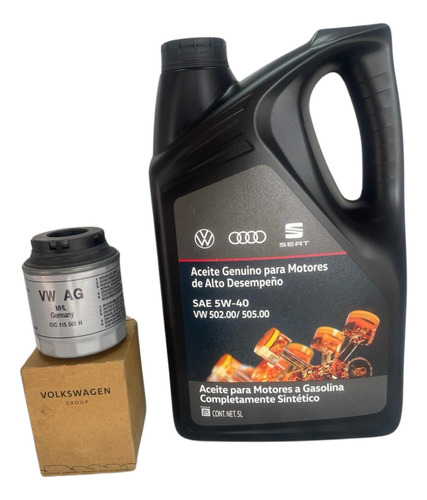 Kit Cambio De Aceite Vw Vento 1.6 Lts Original