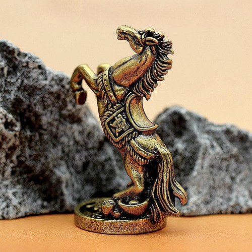 Figura De Caballo De Latón, Artesanía De Latón,
