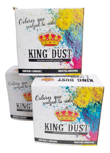 Glitter Comestible King Dust Reposteria Azul