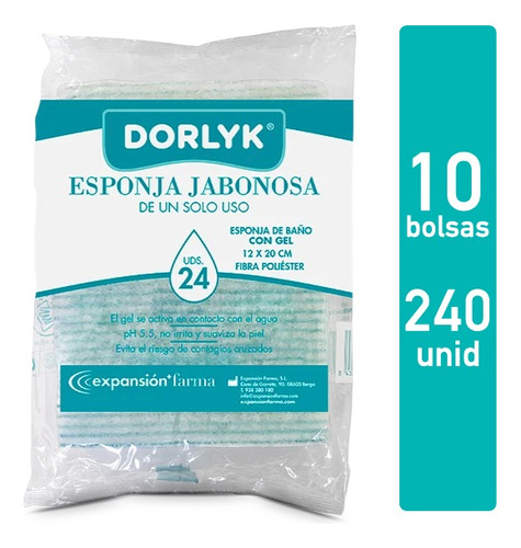 Toalla Jabonosa Desechable Dorlyk 240 Unidades