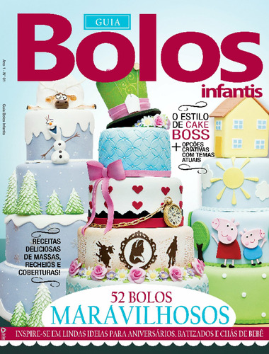 Guia Bolos Infantis, de  On Line a. Editora IBC - Instituto Brasileiro de Cultura Ltda, capa mole em português, 2018