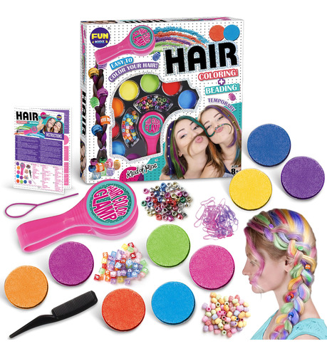 Funkidz - Kit De Trenzado De Pelo Para Nias De 8 A 12 Aos, P