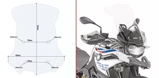 Parabrisas Givi Bmw F 850 Gs F 750 Gs D5127st Bamp Group