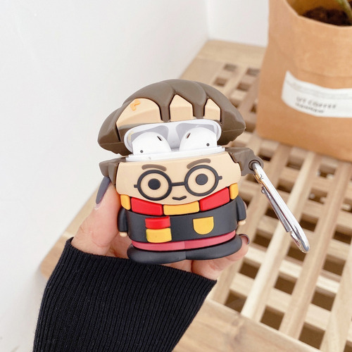 Imagen 5 de 8 de Harry Potter Funda Silicona Para AirPods Estuche De Carga
