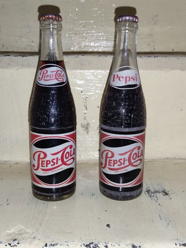 Botellas De Vidrio Antiguas De Pepsi (Usado)