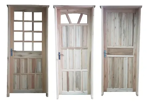 Blanco & Espino puertas de exterior de eucaliptus color marrón