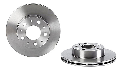 2-discos Ventilados Delanteros Fiat Ducato 2008 Brembo