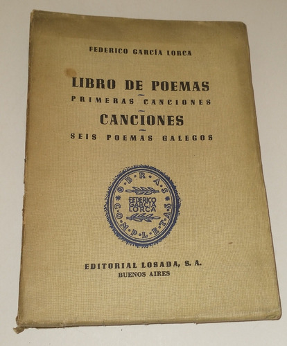 Libro De Poemas Primeras Canciones 6 Poemas Galegos-g.lorca