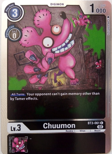 Digimon Tcg Chuumon Bt3-061 C Foil