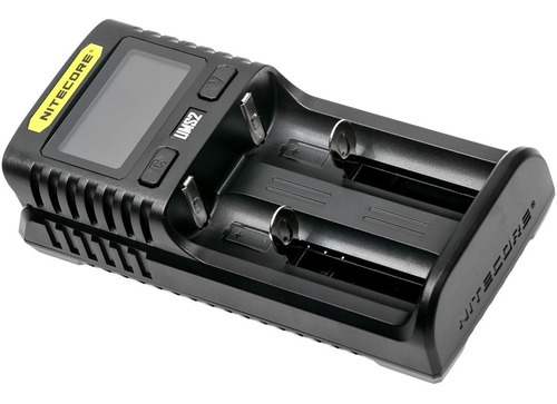 Carregador Nitecore Ums2 Carga Rápida Para Pilhas E Baterias