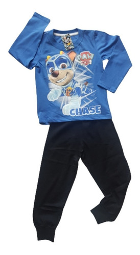 Pijama Paw Patrol Niños/as Chase Skye Y Marshall + Pantuflas