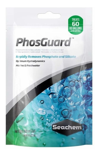 Seachem Phosguard 100ml-60gr elimina el fosfato y el silicato