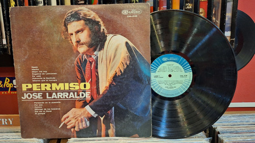 Jose Larralde Con Permiso Lp Vinilo Ex