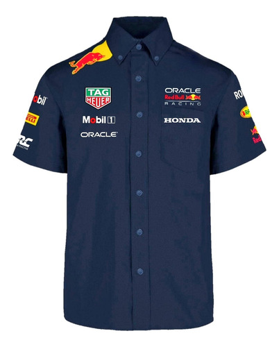 Camisa Retro Stu Esc.red Bull F1*hombre