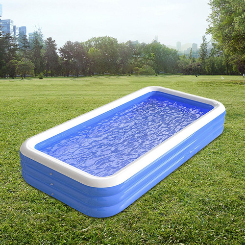 Alberca Inflable Grandes Piscinas Rectangular Azul