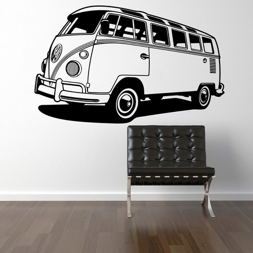 Vinilo Decorativo Autoadhesivo - Combi Vw 100x60 Cm