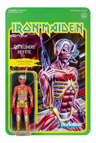 Iron Maiden Somewhere In Time Reaction Figure Super7 
