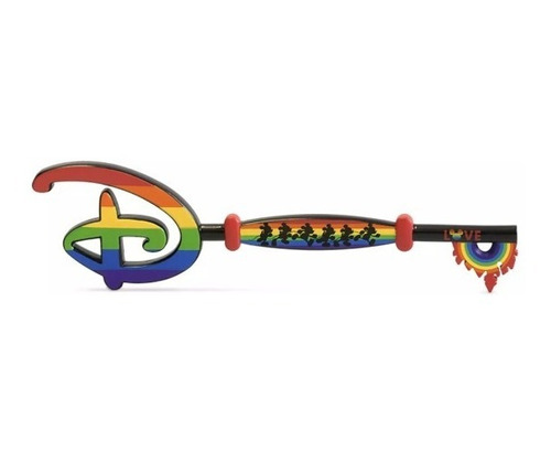 Disney Mickey Mouse Llave Rainbow Collection Arcoiris Edic