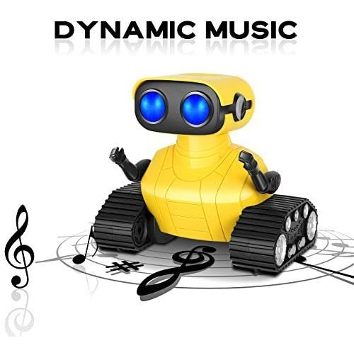 Robot De Juguete, Robot De Control Remoto Con Música Y Ojos