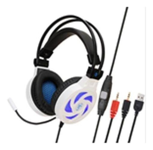 Headset Gamer Para Pc 2 Plug + Usb Sy855-2p