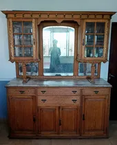 Comprar Mueble Aparador Antiguo Con Mármol Y Alzada