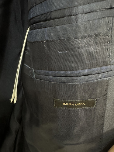 Traje 2 Piezas Massimo Dutti Azul Marino 44r (Usado)
